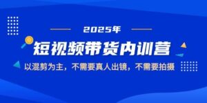 （14692期）2025短视频带货内训营，以混剪为主，不需要真人出镜，不需要拍摄-91创业网